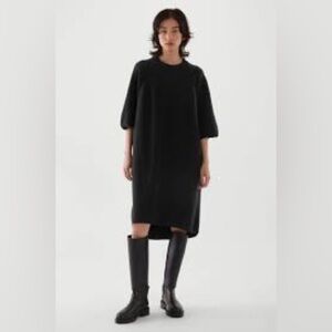COS,Incredible Black, Pull-On Dress, Excellent Condition, Size Medium